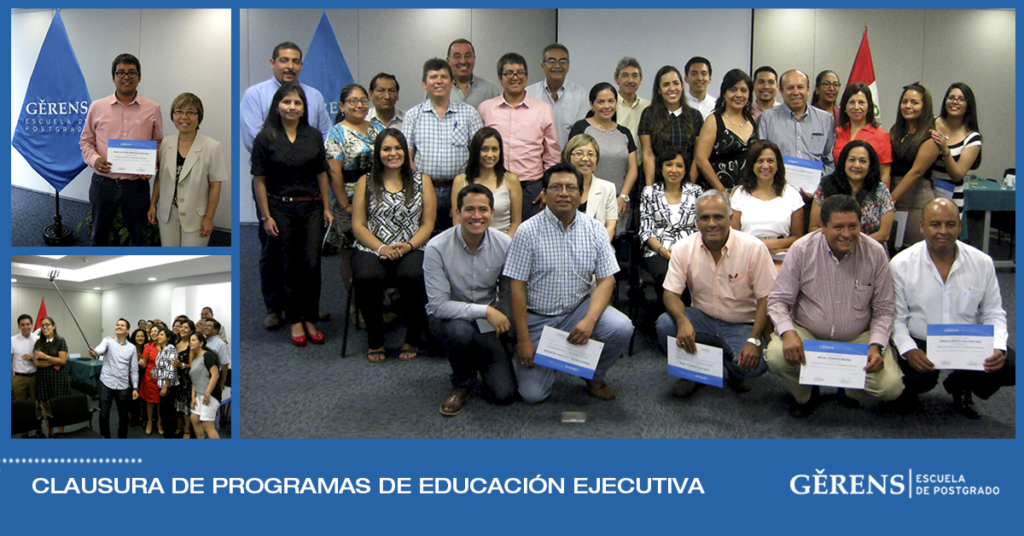 Clausura de clases educación gerens