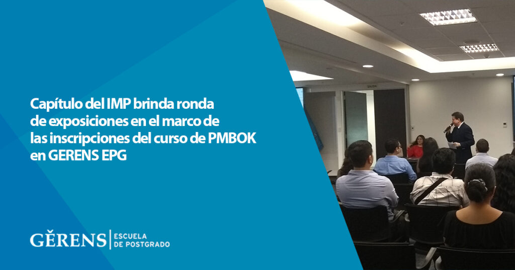 Capitulo IPM PMBOK Gerens EPG